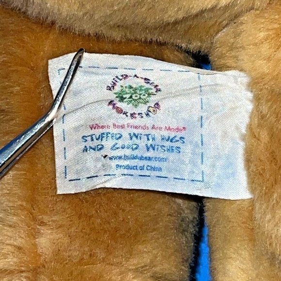 Build A Bear Orange Black Striped Tiger 16" Plush Bengal St. Louis Zoo Tush Tag - Picture 6 of 6